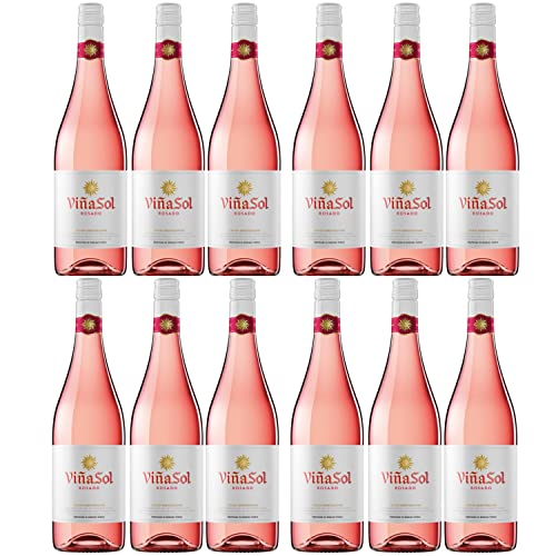 Miguel Torres Vina Sol Rosado D.O. Roséwein Wein Trocken Spanien I FeinWert Paket (12 x 0,75l) von Weingut Miguel Torres