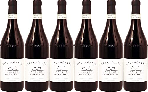 6x Nebbiolo Langhe 2022 - Weingut Moccagatta, Piemonte - Rotwein von Weingut Moccagatta