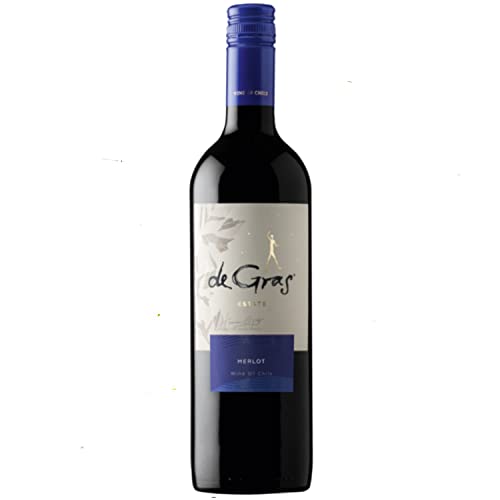 De Gras Merlot Rotwein chilenischer Wein trocken Chile Inkl. FeinWert E-Book (1 x 0,75l) von Weingut MontGras