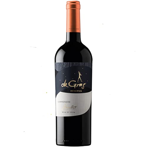 De Gras Reserva Carmenère Valle Central Rotwein chilenischer Wein trocken Chile I Visando Paket (1 x 0,75l) von Weingut MontGras