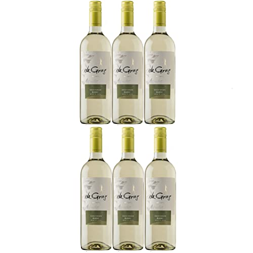 De Gras Sauvignon Blanc Weißwein chilenischer Wein trocken Chile Inkl. FeinWert E-Book (6 x 0,75l) von Weingut MontGras