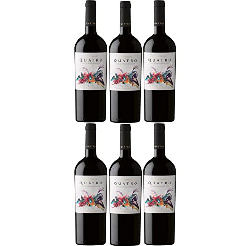 MontGras Quatro Valle de Colchagua Rotwein chilenischer Wein trocken Chile I Versanel Paket (6 x 0,75l) von Weingut MontGras