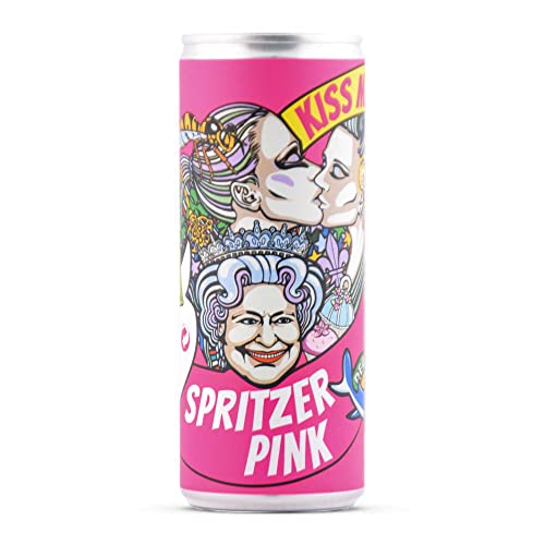 Kiss me Spritzer Pink 250ml - trocken - spritzig - fruchtig - beerig - blumiger Sommerdrink von Weingut Müllner von Weingut Müllner