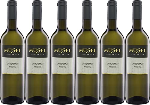 6x Chardonnay feinherb Müsel 2018 - Weingut Müsel, Rheinhessen - Weißwein von Weingut Müsel