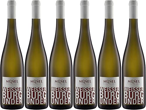 6x Weissburgunder trocken Müsel 2019 - Weingut Müsel, Rheinhessen - Weißwein von Weingut Müsel