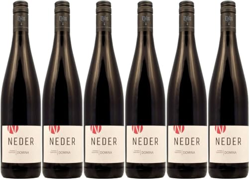 6x Frankens Saalestück Domina trocken 2022 - Weingut Neder, Franken - Rotwein von Weingut Neder