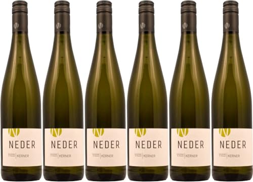 6x Frankens Saalestück Kerner trocken 2022 - Weingut Neder, Franken - Weißwein von Weingut Neder