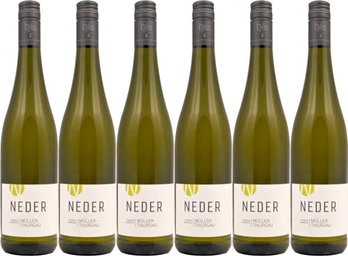 6x Frankens Saalestück Müller-Thurgau trocken 2022 - Weingut Neder, Franken - Weißwein von Weingut Neder