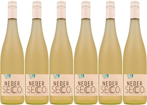 6x Neder Secco weiß trocken 2023 - Weingut Neder, Franken - Weißwein von Weingut Neder
