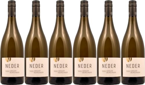 6x Ramsthaler St. Klausen Grauer Burgunder Alte Reben trocken 2021 - Weingut Neder, Franken - Weißwein von Weingut Neder