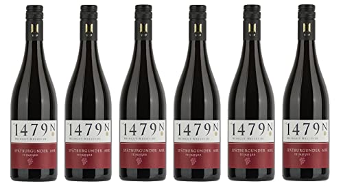 6x 0,75l - Weingut Nelles - Spätburgunder feinherb - Qualitätswein Ahr - Deutschland - Rotwein trocken von Weingut Nelles