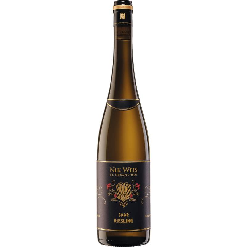 Nik Weis Saar Riesling, Feinherb, Mosel, Mosel, 2023, Weißwein von Weingut Nik Weis - St. Urbans-Hof, Urbanusstr. 16, D - 54340 Leiwen