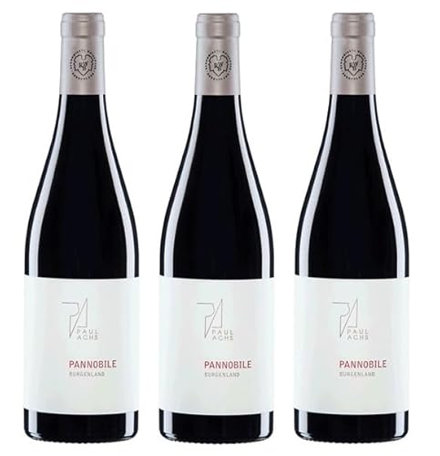 3x 0,75l - 2022er - Weingut Paul Achs - Pannobile - Rot - Qualitätswein Burgenland - Österreich - Rotwein trocken von Weingut Paul Achs