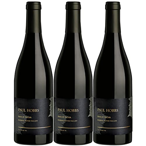 Paul Hobbs Pinot Noir Russian River Valley Rotwein Wein trocken Kalifornien I Visando Paket (3 x 0,75l) von Weingut Paul Hobbs