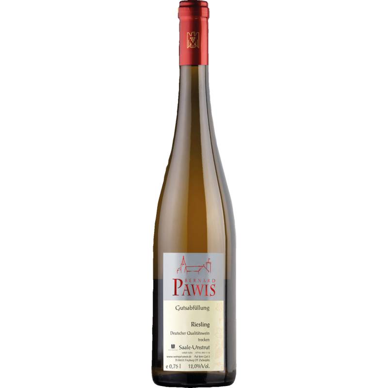 Pawis Riesling, trocken, Saale-Unstrut, Saale-Unstrut, 2022, Weißwein von Weingut Pawis,06632,Freyburg-Zscheiplitz,Deutschland