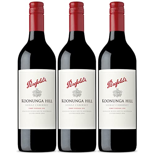 Penfolds Koonunga Hill Shiraz Cabernet Rotwein Wein Trocken Australien Inkl FeinWert E-Book (3 x 0,75l) von Weingut Penfolds