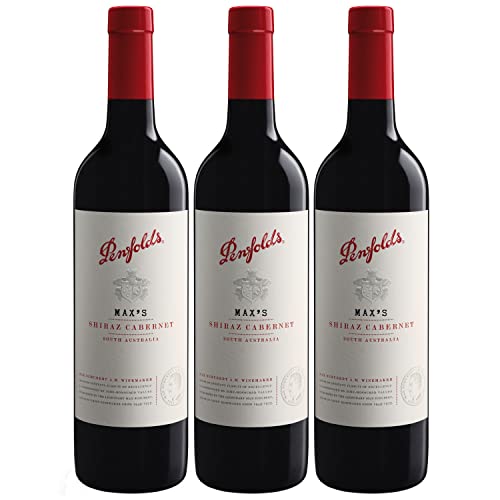 Penfolds Max's Shiraz Cabernet limitiert Rotwein Wein Trocken Australien Inkl FeinWert E-Book (3 x 0,75l) von Weingut Penfolds