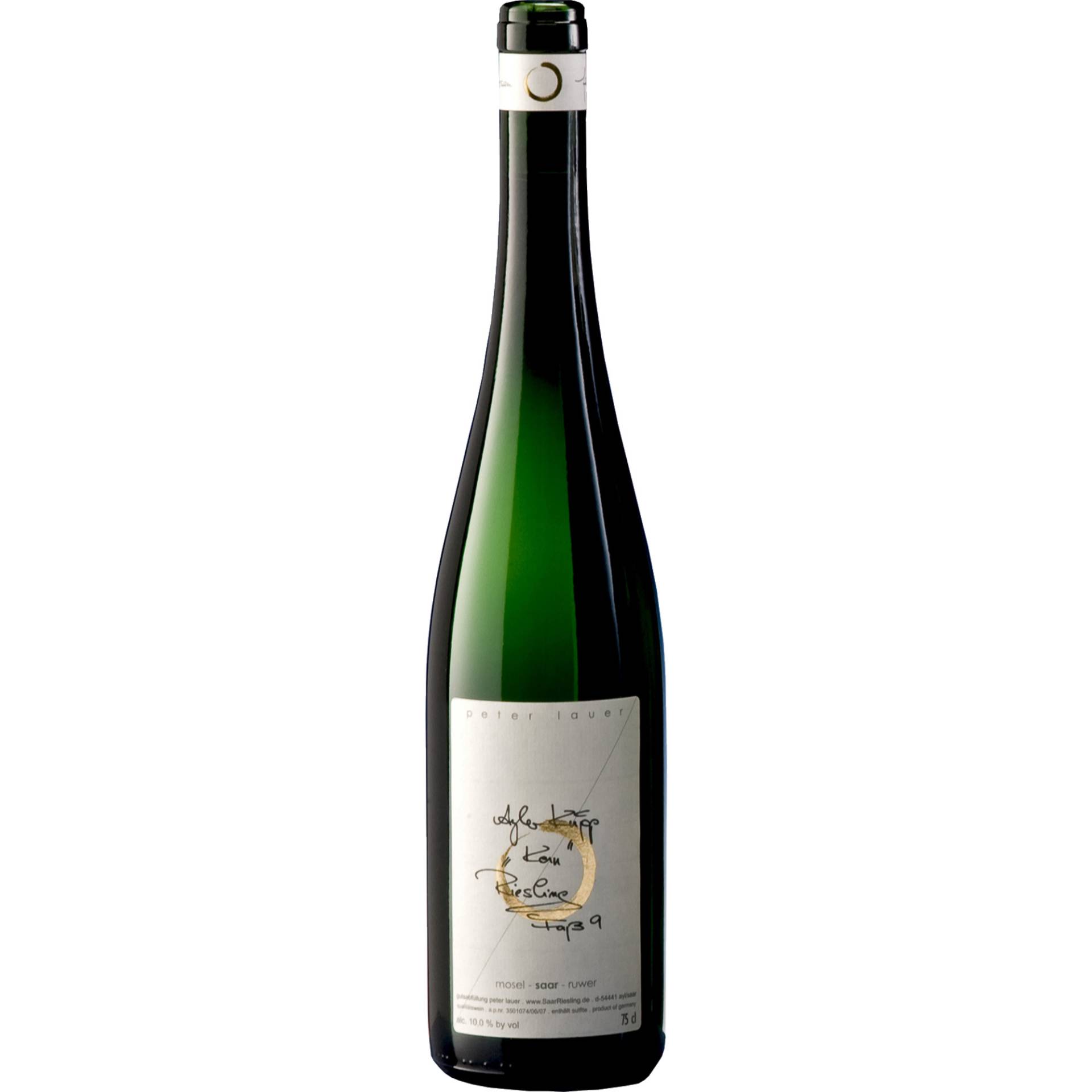 Riesling Kern Ayl Kupp Fass 9, feinherb, Mosel, Mosel, 2020, Weißwein von "Weingut Peter Lauer",54441,Ayl,Deutschland