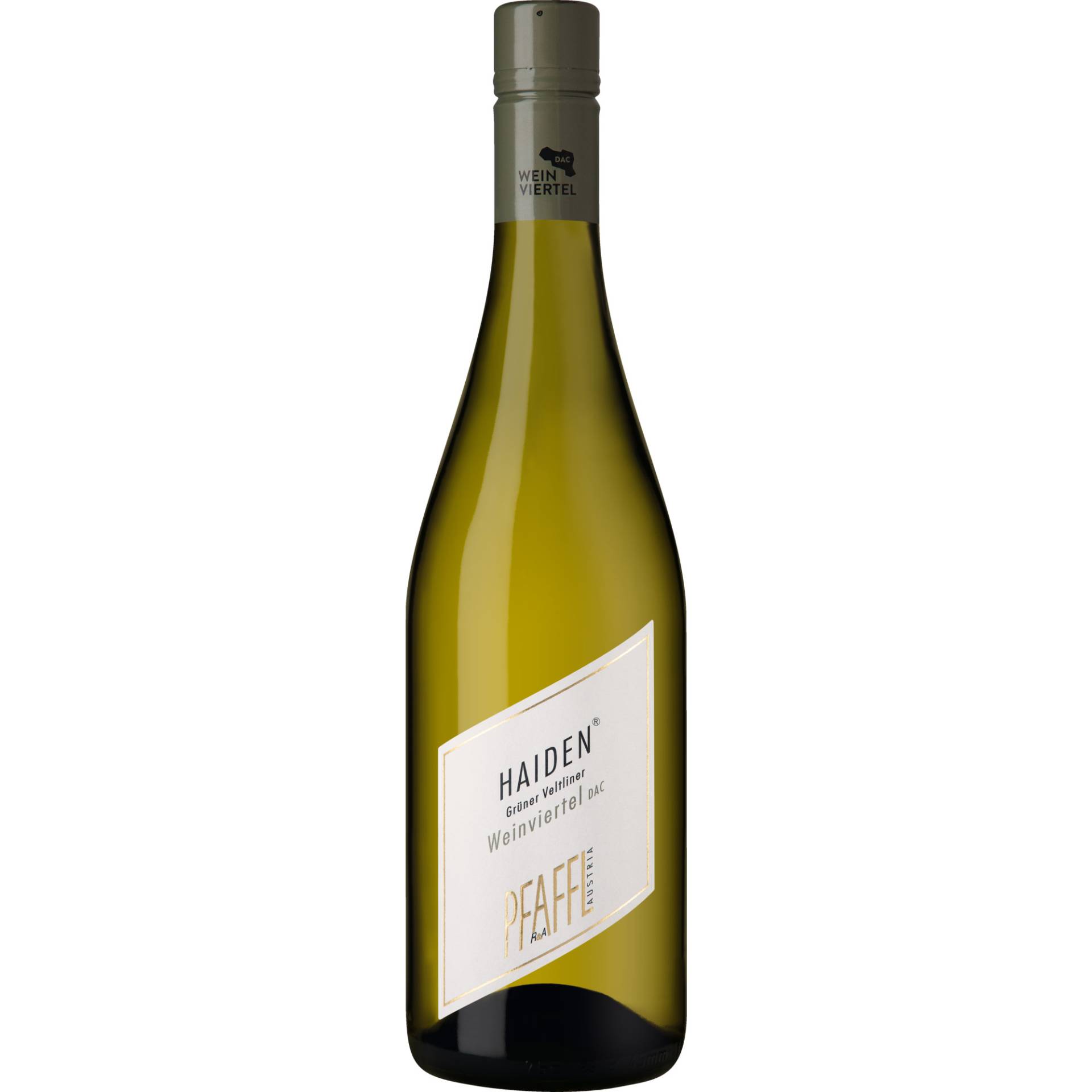Grüner Veltliner Haiden, Trocken, Weinviertel DAC, Niederösterreich, 2024, Weißwein Grüner Veltliner Haiden, Trocken, Weinviertel DAC, Niederösterreich, 2024, Weißwein von Weingut Pfaffl, Schulgasse 21, 2100 Stetten, Österreich