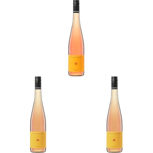 Weingut Pfannebecker Cuvée Rosé Öko Wein trocken (1 x 0.75l) (Packung mit 3) von Weingut Pfannebecker