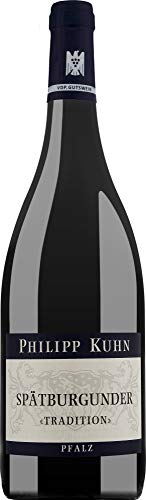 Philipp Kuhn Spätburgunder Tradition trocken 2022 (1x 0,75L) | trocken | Rotwein | Deutschland | Spätburgunder von Weingut Philipp Kuhn