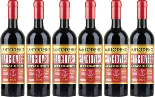 6x Santodeno Romagna Sangiovese 2022 - Weingut Poderi dal Nespoli, Emilia-Romagna - Rotwein von Weingut Poderi dal Nespoli