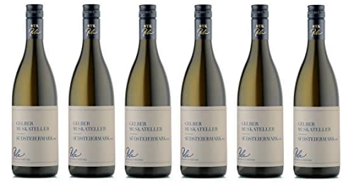 6x 0,75l - 2022er - Weingut Polz - Gelber Muskateller - Südsteiermark D.A.C. - Österreich - Weißwein trocken von Weingut Polz