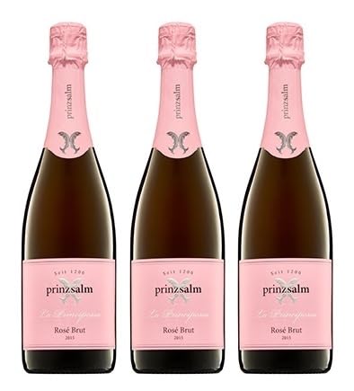 3x 0,75l - Weingut Prinz Salm - La Principessa - Rosé brut - Sekt Rheinhessen - Deutschland - Rosé-Schaumwein brut von Weingut Prinz Salm