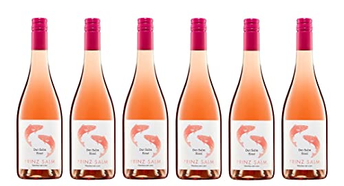 6x 0,75l - 2023er - Weingut Prinz Salm - Der Salm - rosé - Landwein Rhein - Deutschland - Rosé-Wein trocken 6x 0,75l - 2023er - Weingut Prinz Salm - Der Salm - rosé - Landwein Rhein - Deutschland - Rosé-Wein trocken von Weingut Prinz Salm