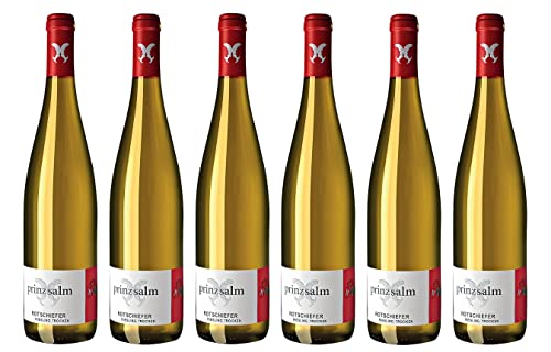 6x 0,75l - Weingut Prinz Salm - Rotschiefer - Riesling - VDP.Gutswein - Qualitätswein Nahe - Deutschland - Weißwein trocken von Weingut Prinz Salm
