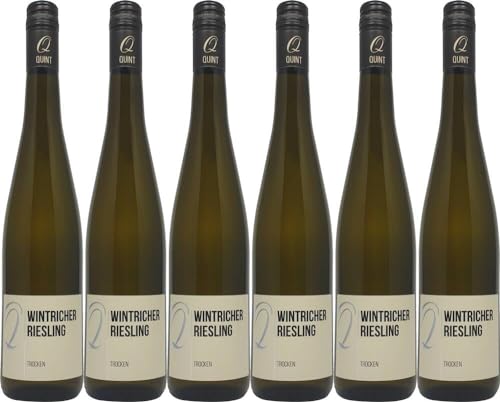 6x Wintricher Riesling trocken 2022 - Weingut Quint, Mosel - Weißwein von Weingut Quint