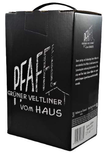Grüner Veltliner vom Haus 2022 Bag-in-Box 3l Weingut R&A Pfaffl, trockener Weisswein aus Niederösterreich vom der EUROPEAN WINERY OF THE YEAR 2016 von Weingut R&A Pfaffl