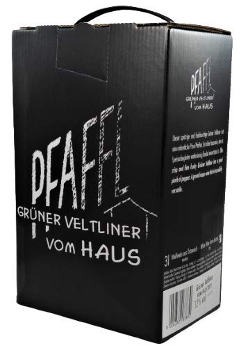 Grüner Veltliner vom Haus 2023 Bag-in-Box 3l Weingut R&A Pfaffl, trockener Weisswein aus Niederösterreich vom der EUROPEAN WINERY OF THE YEAR 2016 Grüner Veltliner vom Haus 2023 Bag-in-Box 3l Weingut R&A Pfaffl, trockener Weisswein aus Niederösterreich vom der EUROPEAN WINERY OF THE YEAR 2016 von Weingut R&A Pfaffl