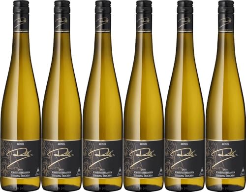 6x Riesling Schieferterrassen trocken Reh 2022 - Weingut Reh, Mosel - Weißwein von Weingut Reh