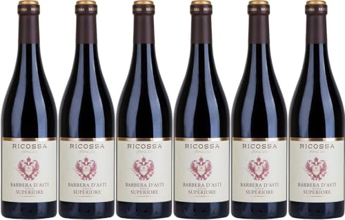 6x Barbera d'Asti Superiore 2017 - Weingut Ricossa, Piemonte - Rotwein von Weingut Ricossa