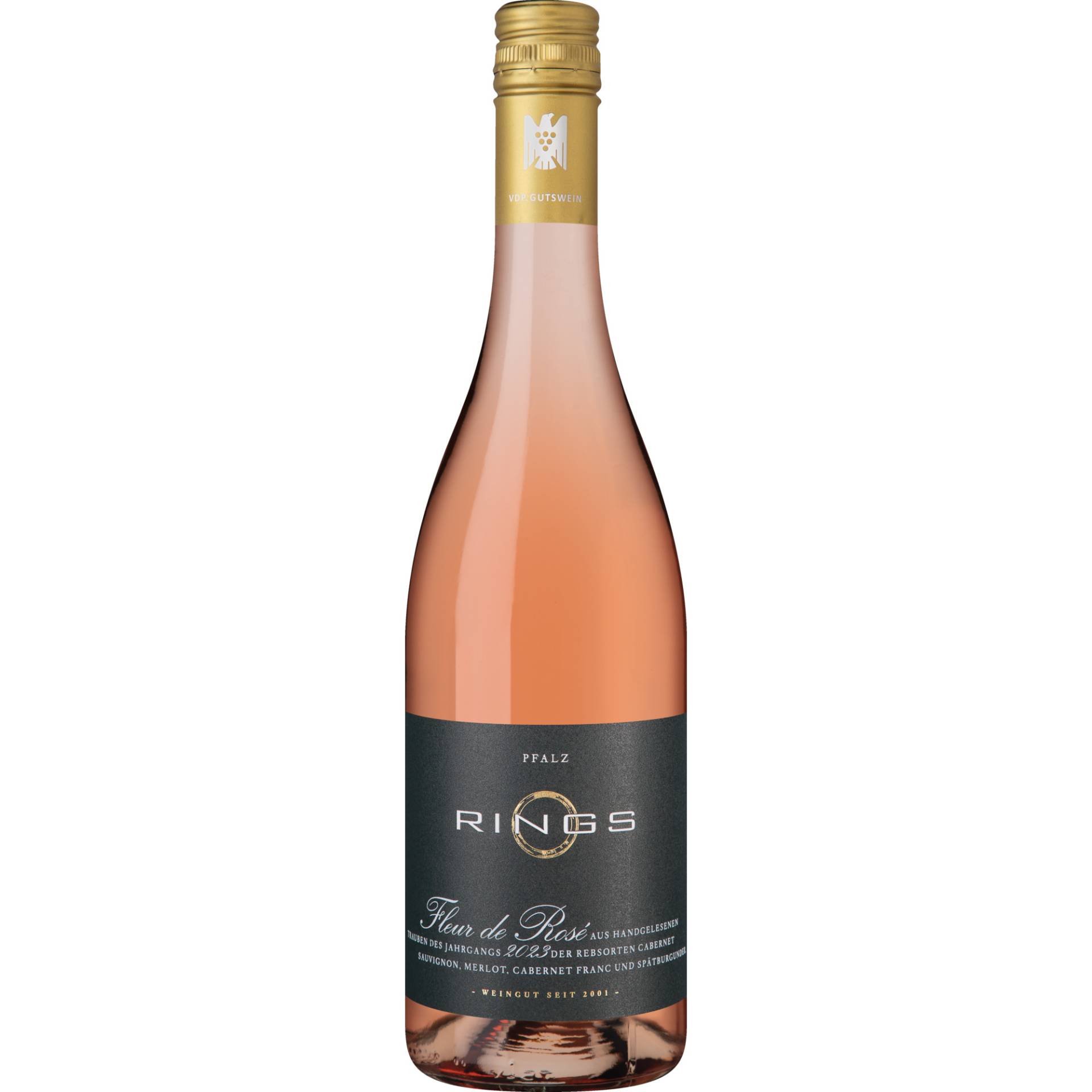 Fleur de Rosé, Trocken, Pfalz, Pfalz, 2023, Roséwein Fleur de Rosé, Trocken, Pfalz, Pfalz, 2023, Roséwein von Weingut Rings, D - 67251 Freinsheim