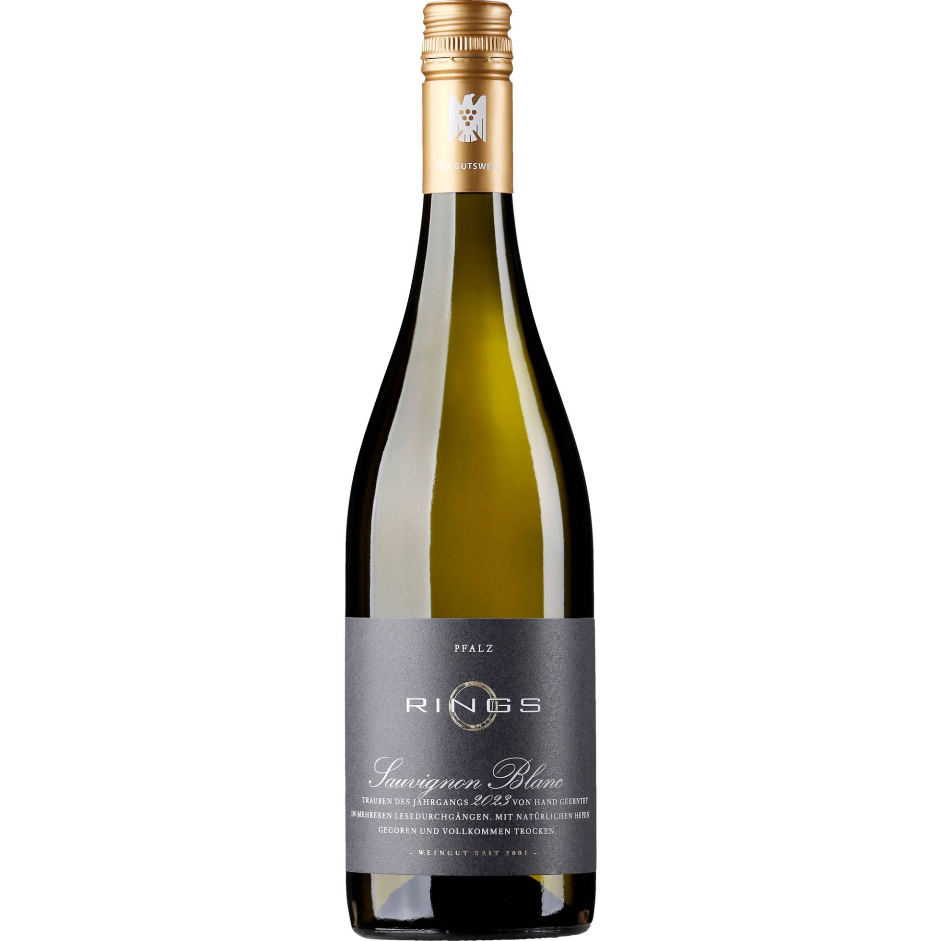 Rings Sauvignon Blanc, Trocken, Pfalz, Pfalz, 2023, Weißwein von Weingut Rings, D - 67251 Freinsheim