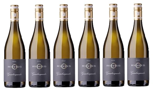 6x 0,75l - 2023er - Weingut Rings - Grauburgunder - VDP.Gutswein - Qualitätswein Pfalz - Deutschland - Weißwein trocken 6x 0,75l - 2023er - Weingut Rings - Grauburgunder - VDP.Gutswein - Qualitätswein Pfalz - Deutschland - Weißwein trocken von Weingut Rings