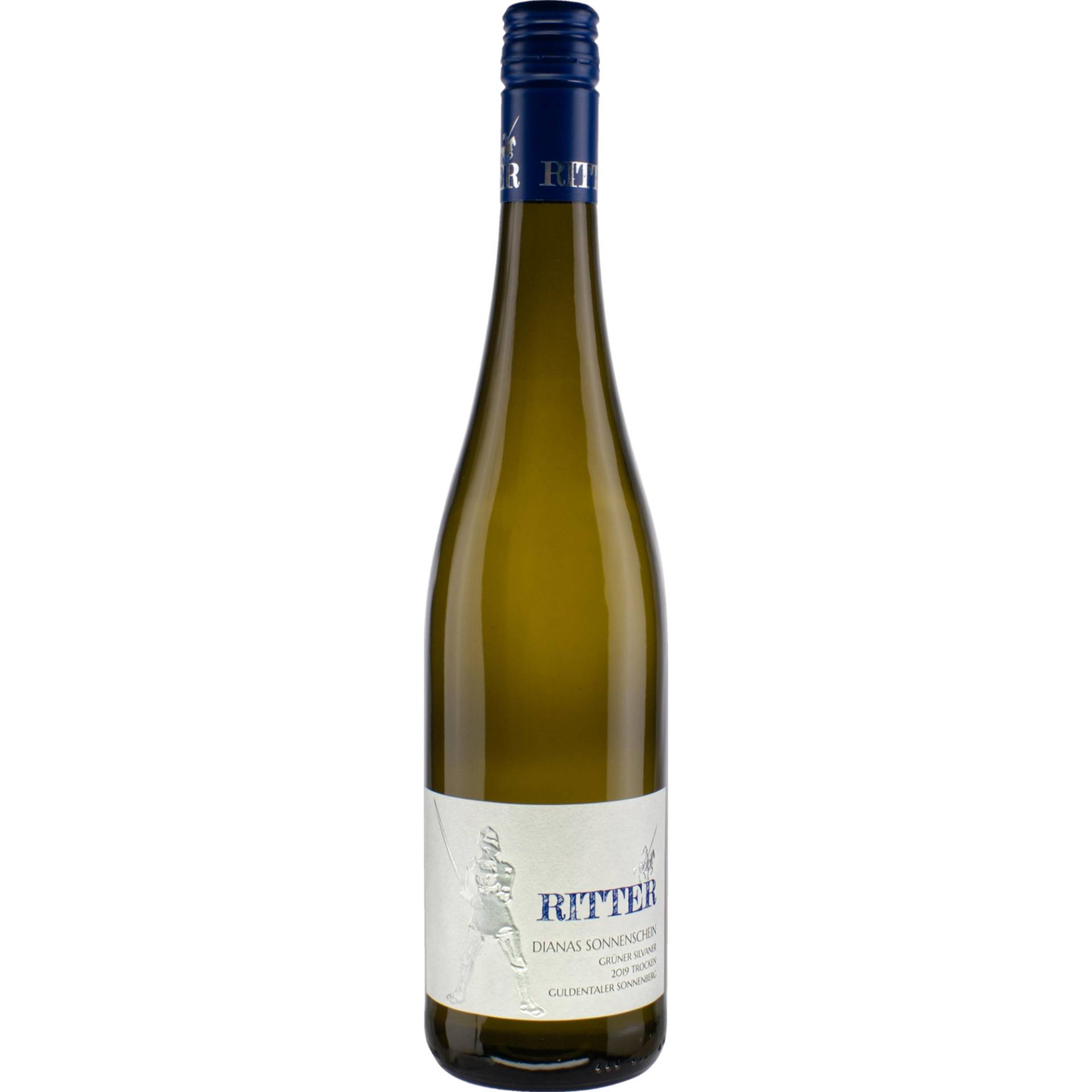 Ritter Dianas Sonnenschein Grüner Silvaner, Trocken, Nahe, Nahe, 2024, Weißwein Ritter Dianas Sonnenschein Grüner Silvaner, Trocken, Nahe, Nahe, 2024, Weißwein von Weingut Ritter - Naheweinstraße 2, 55452 Guldental - DE