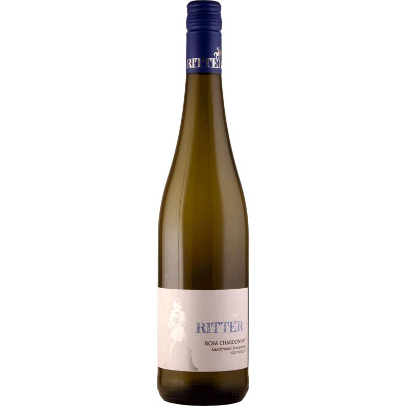 Ritter Rosa Guldentaler Sonnenberg Chardonnay QbA, Trocken, Nahe, Nahe, 2024, Weißwein von Weingut Ritter - Naheweinstraße 2, 55452 Guldental - DE