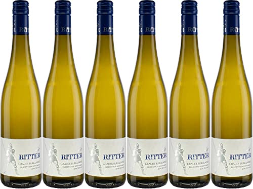 6x Grauer Burgunder trocken 2023 - Weingut Ritter, Nahe - Weißwein von Weingut Ritter