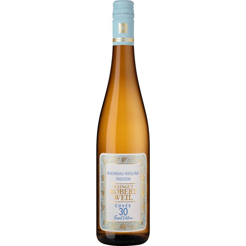 Riesling Finest Edition Cuvée 30, Trocken, Rheingau, Rheingau, 2022, Weißwein von Weingut Robert Weil, D - 65399 Kiedrich
