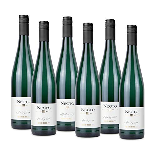 WEINGUT RÖMERHOF 6 Flaschen 0,75 L NECTO III 2017 - Premium Riesling Weißwein, Schiefersteillage, Handgelesen, Prämiertes Mosel Familienweingut von Necto