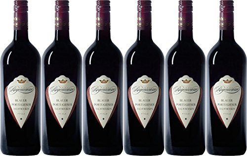 Weingut Rogenwieser Kirchheimer Schwarzerde Blauer Portugieser Rotwein halbtrocken (6 x 1,0L) von Weingut Rogenwieser