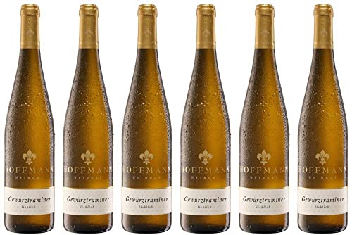 6x Gewürztraminer lieblich Catavinum Gold 2018 - Weingut Rudolf Hoffmann, Mosel - Weißwein von Weingut Rudolf Hoffmann