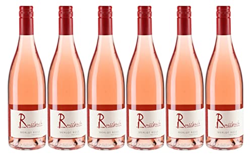 Russbach Merlot Rosé trocken, Weingut Russbach, Eppelsheim, Rheinhessen, Jahrgang 2022 (6 x 0,75 l) von Weingut Russbach, Eppelsheim Rheinhessen