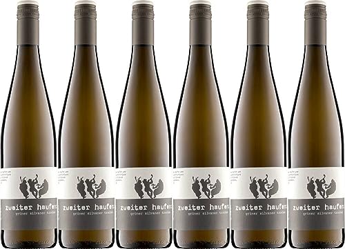 6x Zweiter Haufen Grüner Silvaner trocken 2019 - Weingut Schenk-Siebert, Pfalz - Weißwein von Weingut Schenk-Siebert