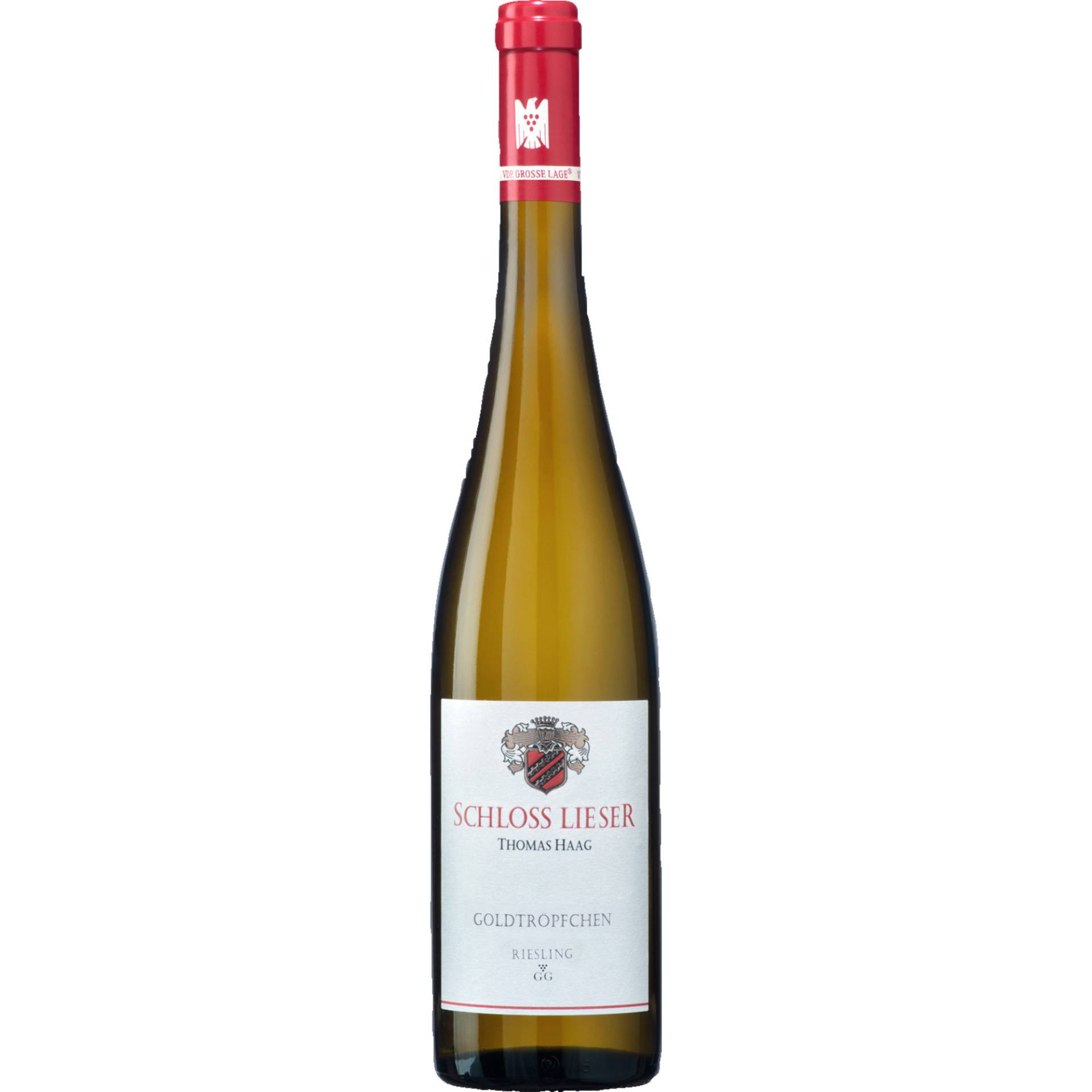 Schloss Lieser Goldtröpfchen Riesling GG, trocken, Mosel, Mosel, 2020, Weißwein von Weingut Schloss Lieser,54470,Lieser,Deutschland