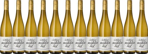12x 'Vom Kalkstein' Sauvignon Blanc Schlossmühlenhof 2023 - Weingut Schlossmühlenhof, Rheinhessen - Weißwein von Weingut Schlossmühlenhof