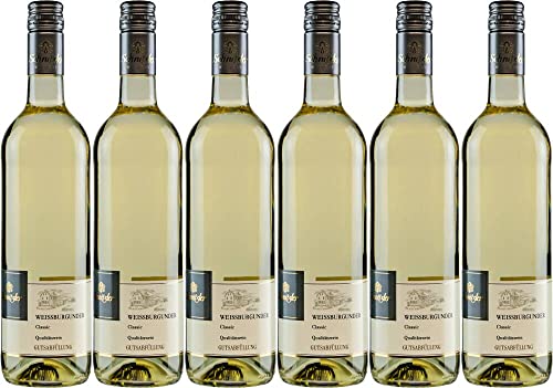 6x Weissburgunder Classic feinherb 2020 - Weingut Schnitzler, Mosel - Weißwein von Weingut Schnitzler